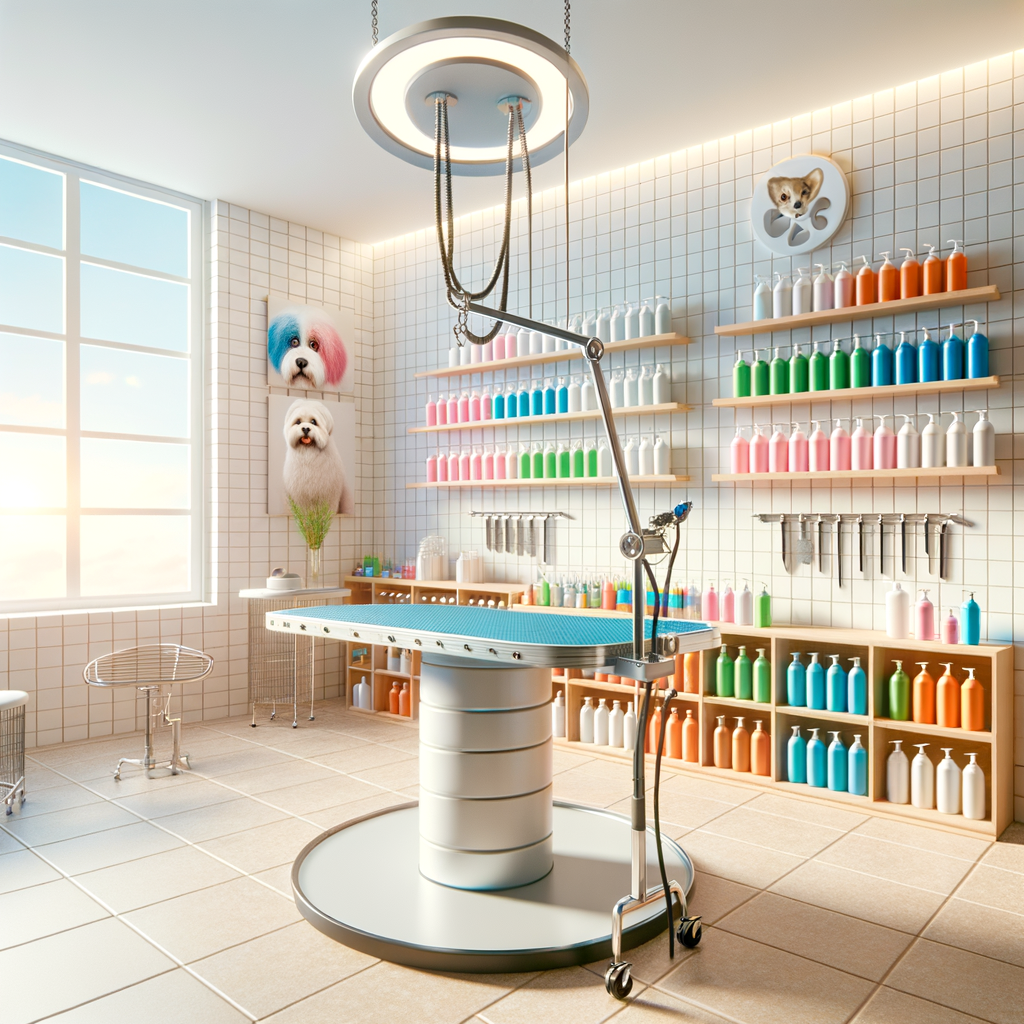 Bright and welcoming grooming salon